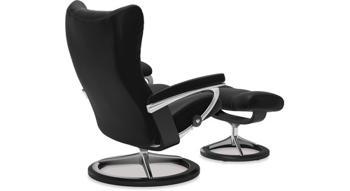 Stressless® Wing Large Leather Recliner - Signature Base   